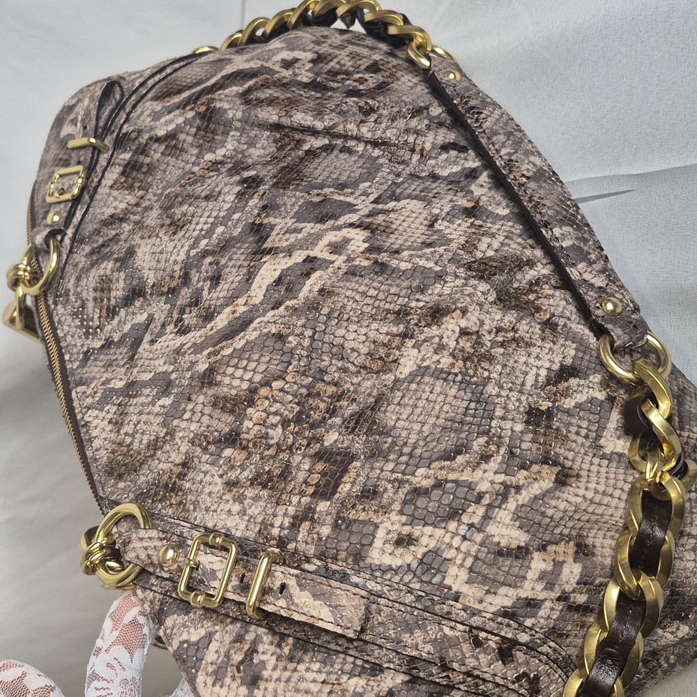 Coach Madison Embossed Python Sophia Satchel NWOT $698 RETAIL - Picture 16 of 17